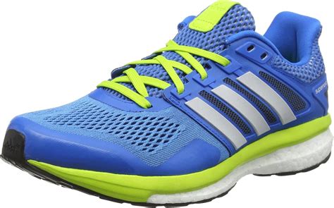 adidas herren supernova glide 8 laufschuhe blau|adidas supernova füße.